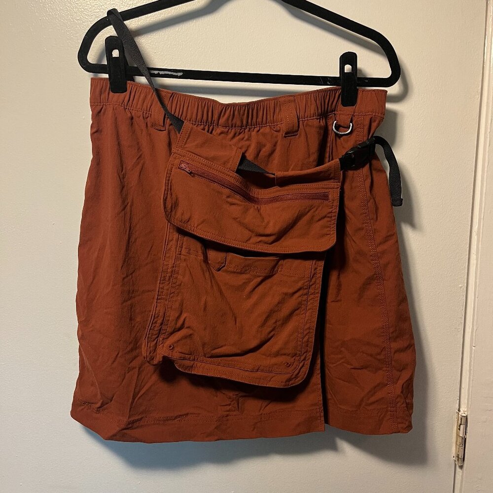 Duluth Trading Co. Cargo Skirt with Pockets & Adjustable Belt – Women’s L